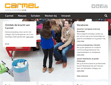 Tablet Screenshot of carmel.nl