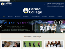 Tablet Screenshot of carmel.org.uk