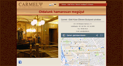 Desktop Screenshot of carmel.hu